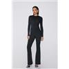 Tezenis Body Manica Lunga Microfibra Leggera Donna Nero