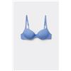 Tezenis Reggiseno Push-up Athens Cotton Cutie Donna Blu