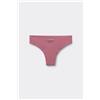 Tezenis Brasiliano Microfibra Taglio Vivo Con Strass Donna Rosa