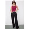 Tezenis Canotta In Cotone Organico Taglio Vivo Donna Rosso