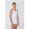 Tezenis Canotta Spalla Larga In Cotone Elasticizzato Uomo Bianco