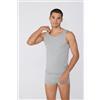 Tezenis Canotta Spalla Larga In Cotone Elasticizzato Uomo Grigio