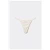 Tezenis Perizoma Con Fianchetto Tanga Cotton Cutie Donna Bianco