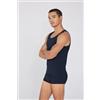 Tezenis Canotta Spalla Larga In Cotone Elasticizzato Uomo Blu