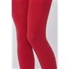 Tezenis Collant In Cotone Basico Bambina Bambina Rosso