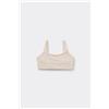 Tezenis Brassiere In Cotone Basic Bambina Bambina Avorio
