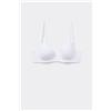 Tezenis Reggiseno Balconcino In Microfibra Riciclata Wien Donna Bianco