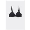 Tezenis Reggiseno Balconcino In Microfibra Riciclata Wien Donna Nero