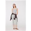 Tezenis Leggings Capri In Cotone Organico Donna Grigio