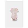 Tezenis Body Bebè Mezza Manica In 100% Cotone Stampato Rosa