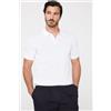Tezenis Polo Mezza Manica In Cotone Uomo Bianco
