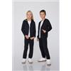 Tezenis Felpa Bimbi Cotone Con Cappuccio E Zip Unisex Unisex Nero