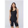 Tezenis Tutina Corta Shaping Taglio Vivo Donna Nero