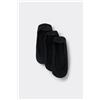 Tezenis 3 Paia Calzini Fantasmini Scollati In Cotone Donna Nero