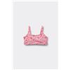 Tezenis Brassiere Bimba In Cotone Stampato Bambina Rosa