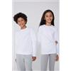 Tezenis Maglia Termica Girocollo In Cotone Bimbi Unisex Unisex Bianco