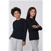 Tezenis Maglia Termica Girocollo In Cotone Bimbi Unisex Unisex Nero
