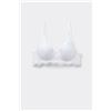 Tezenis Reggiseno Super Push-up In Pizzo Riciclato Malibù Donna Bianco