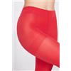 Tezenis Collant 50 Denari Microfibra Soft Donna Rosso