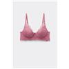 Tezenis Reggiseno Super Push-up In Pizzo Riciclato Malibù Donna Rosa