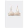 Tezenis Reggiseno Balconcino Leggermente Imbottito Pizzo Riciclato Wien Donna Avorio