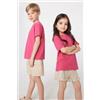 Tezenis T-shirt Basic Girocollo Bambini In 100% Cotone Unisex Unisex Rosa