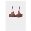 Tezenis Reggiseno Super Push-up In Microfibra Riciclata Los Angeles Donna Marrone