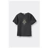 Tezenis T-shirt Bimbo Girocollo Cotone Con Stampa Bambino Nero
