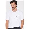 Tezenis T-shirt 100% Cotone Girocollo Con Ricamo Uomo Stampa
