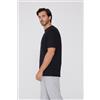 Tezenis T-shirt Girocollo 100% Cotone Pesante Uomo Nero