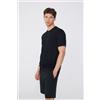 Tezenis T-shirt Basic Uomo In Cotone Uomo Nero