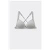Tezenis Reggiseno Triangolo Imbottito Ibiza Cotton Cutie Donna Grigio