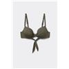 Tezenis Bikini Push-up Leggermente Imbottito Timeless Look Verde Camo Donna Verde