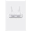 Tezenis Reggiseno Balconcino Leggermente Imbottito Pizzo Riciclato Wien Donna Bianco