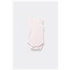Tezenis Body Neonato Spalla Larga In 100% Cotone Tinta Unita Rosa