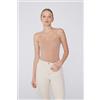 Tezenis Body Con Spalline Sottili In Microfibra Donna Naturale