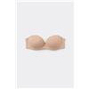 Tezenis Reggiseno Fascia Super Imbottito Madrid In Microfibra Riciclata Donna Naturale