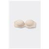 Tezenis Reggiseno Fascia Super Imbottito Madrid In Microfibra Riciclata Donna Avorio