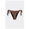 Tezenis Bikini Slip Laccetti Savage Sun Donna Marrone