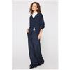 Tezenis Cardigan In Cotone E Modal In Maglia Calata Scollo V Donna Blu