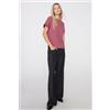 Tezenis T-shirt In Cotone Con Risvolto Kimono Donna Rosa