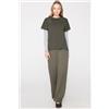 Tezenis T-shirt In Cotone Con Risvolto Kimono Donna Verde