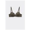 Tezenis Reggiseno Balconcino Leggermente Imbottito Pizzo Riciclato Wien Donna Verde