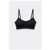 Tezenis Reggiseno Push-up Taglio Vivo Natural Lifting Plus Donna Nero