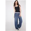 Tezenis Canotta Con Reggiseno Spalla Larga Natural Lifting 2 In 1 Donna Nero