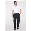 Tezenis Pantaloni Lunghi In 100% Cotone Effetto Lino Con Tasche Uomo Blu