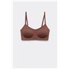 Tezenis Reggiseno Push-up Taglio Vivo Natural Lifting Plus Donna Marrone