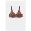 Tezenis Reggiseno Balconcino In Cotone Organico Paris Donna Marrone