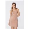 Tezenis Sottoveste Con Spalline Sottili In Cotone Donna Naturale
