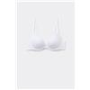 Tezenis Reggiseno Push-up Imbottito In Microfibra Riciclata Venice Donna Bianco